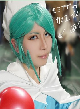 绿色闪电 假发定做 米可利 Wallace  ミクリ Mikuri cosplay假发