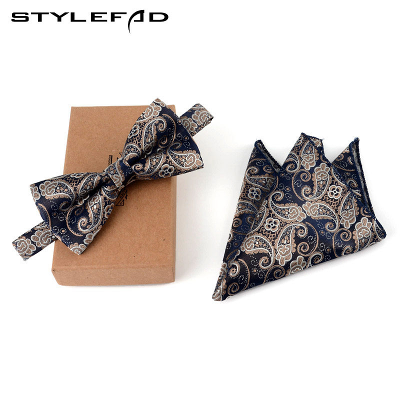 stlylefad韩版男士结婚新郎伴郎金色佩斯利腰果花领结口袋巾套装|msdalam kategori Aksesori/Belt kulit/Hat/Muffler, aksesori kolar, Tie - dari Buy2taobao.com untuk memberikan perkhidmatan ejen Taobao profesional membeli