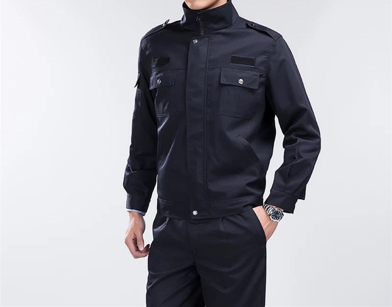 新式保安服春秋套装春秋季保安服物业长袖工作服小区门卫保安制服