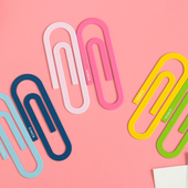 巨门文具铁质回形针书签特别大中小号2入可爱创意彩色韩版 留言夹