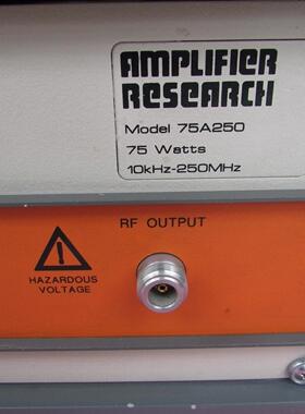 进口 75A250A 10Khz-250MHz 55dB 75W 射频超宽带高功率放大器