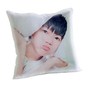 十字绣抱枕定制 tfboys真人卡通动漫刺绣定做精准印花抱枕套DIY