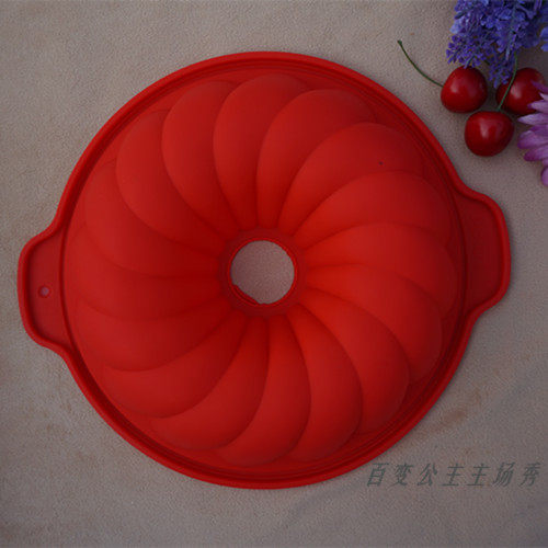 free shipping large baking silicone cake molds/pan/tray/tin