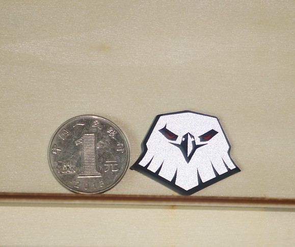 愤怒的小鸟头贴纸(反光印制版)