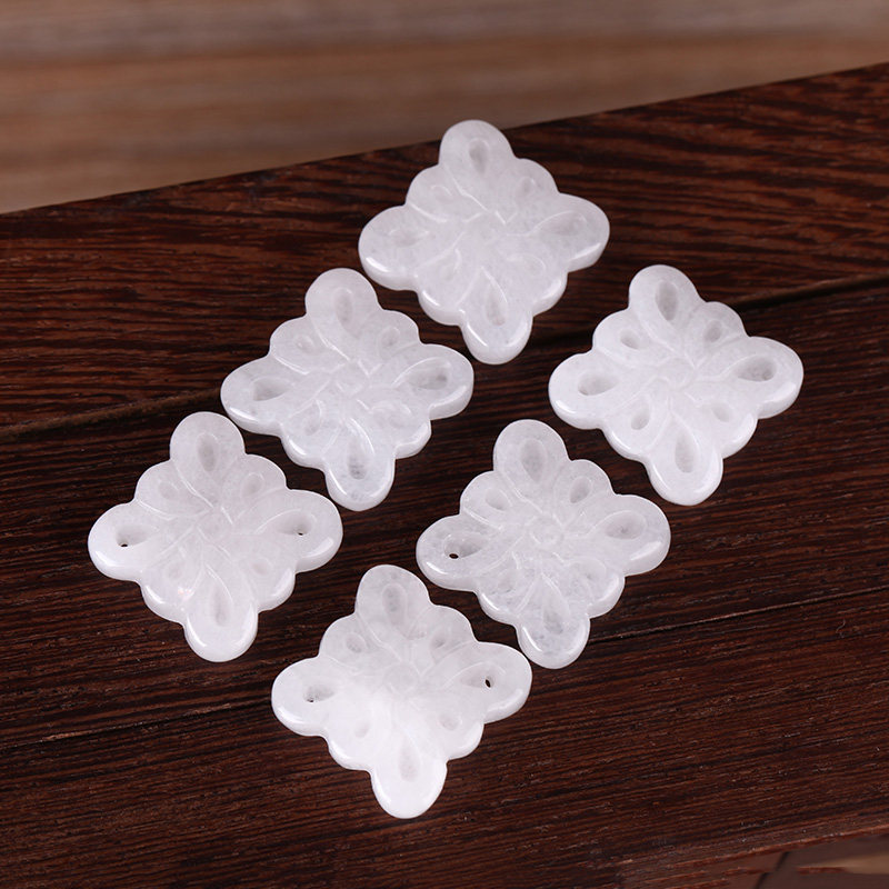 White jade Chinese knot diy Jewelry parts jewelry Necklace Accessories manual Jewelry Bracelet Material Science partsin the Accessories/Fashion Jewelry,  DIY Fitting , Other DIY Jewelry Accessories  category - from Buy2taobao.com to provide professional Taobao agent buy service