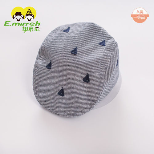 宝宝英伦鸭舌帽春秋儿童贝雷帽