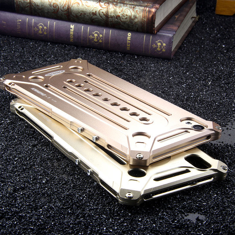 KANENG Powerful Aluminum Shell Shockproof Aerospace Metal Case Cover for OPPO R9 & OPPO R9 Plus