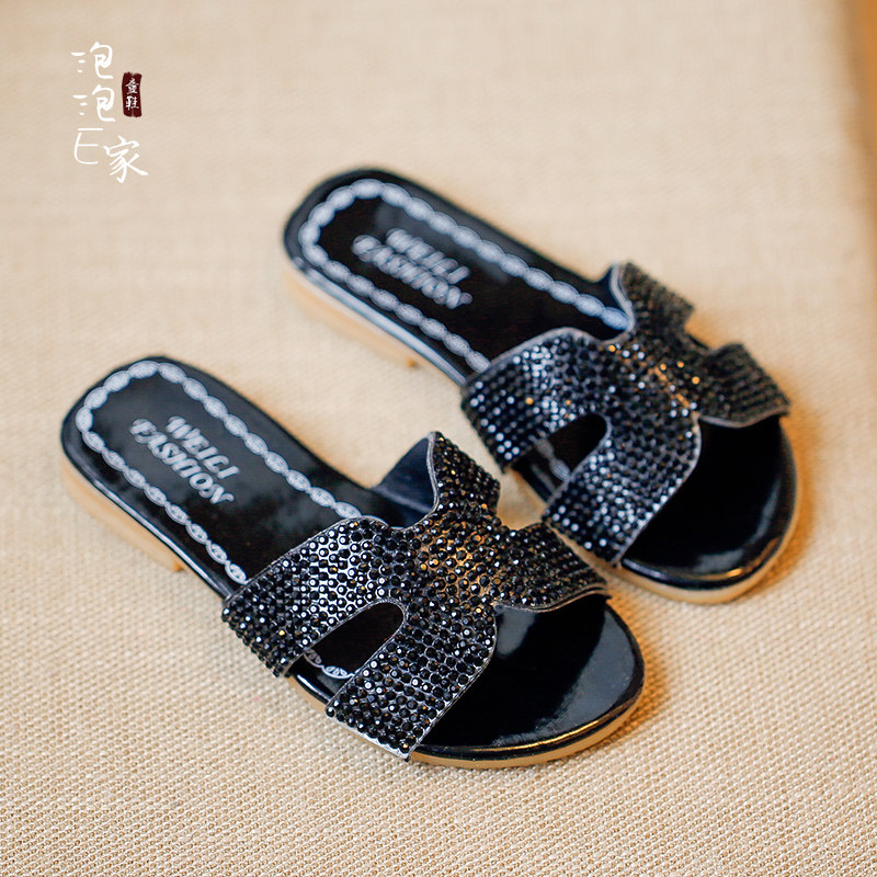 Pantoufles enfants en autre pour été - semelle caoutchouc antidérapant - Ref 1032715 Image 1