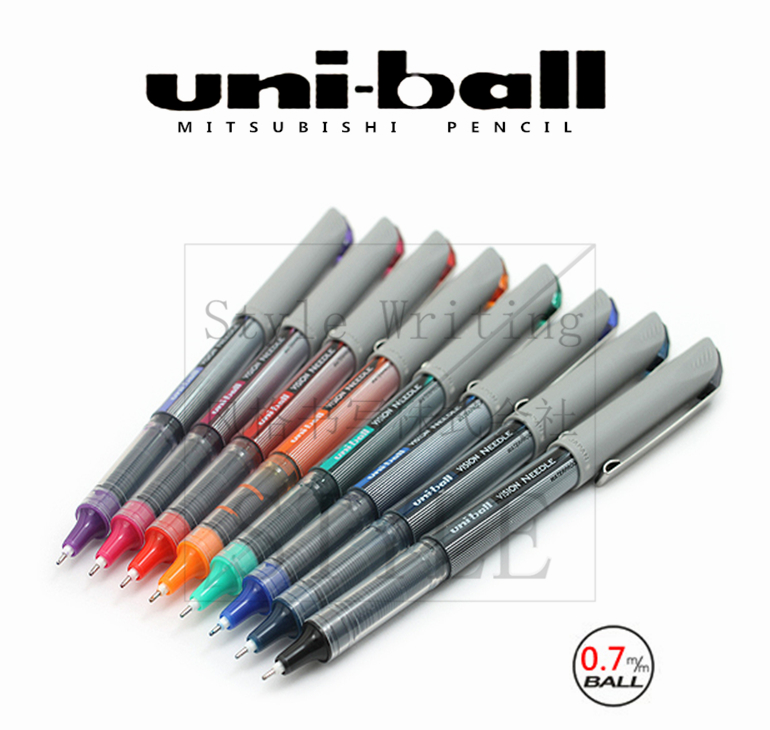 三菱日本直液式针管头中性笔