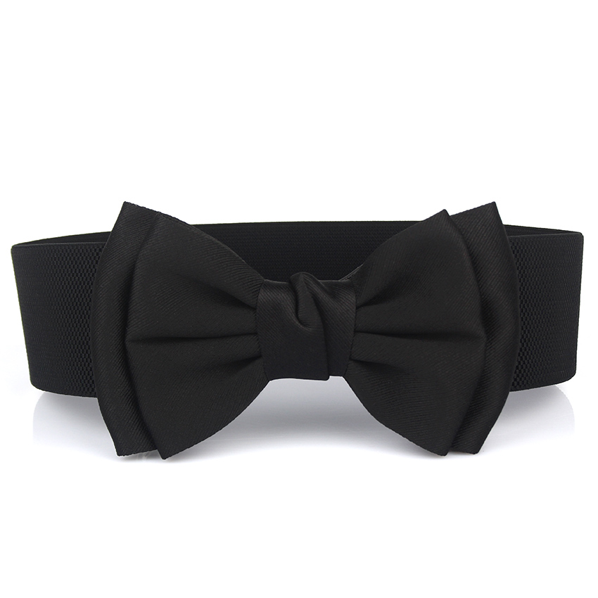 女蝴蝶结连衣裙装饰弹力松紧