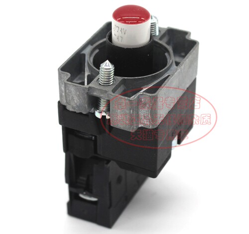 原装正品施耐德(武汉) 红色带灯按钮座ZB2BWM41C ZB2-BWM.C 220V