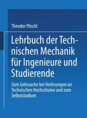 【预订】Lehrbuch Der Technischen Mechanik Fu...