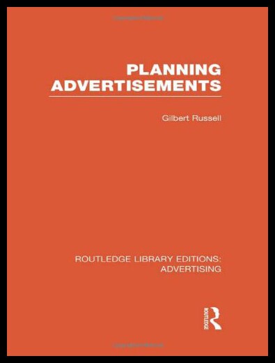 【预售】Planning Advertisements (Rle Advertising)