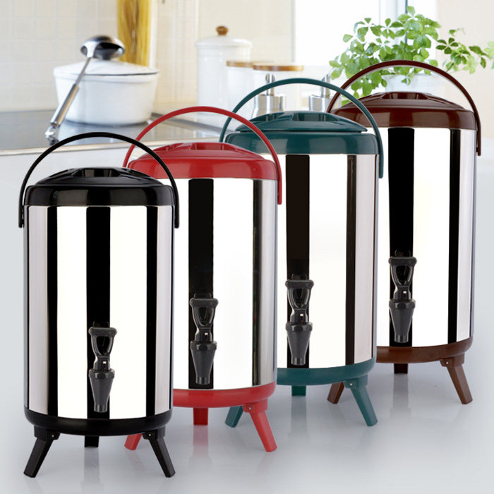 不锈钢保温桶奶茶桶商用8L10L12L