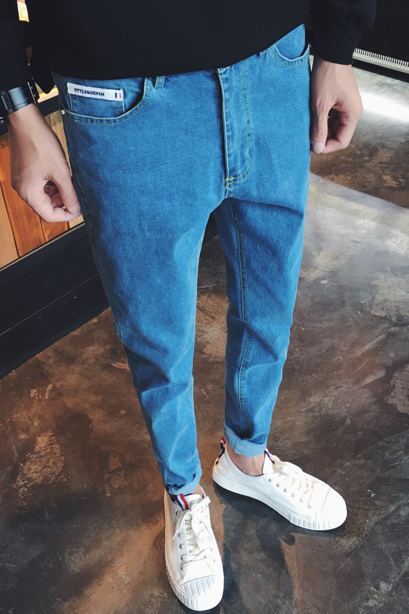 Jeans pour adolescent pieds Slim BWXD pour automne - Ref 1485148 Image 6