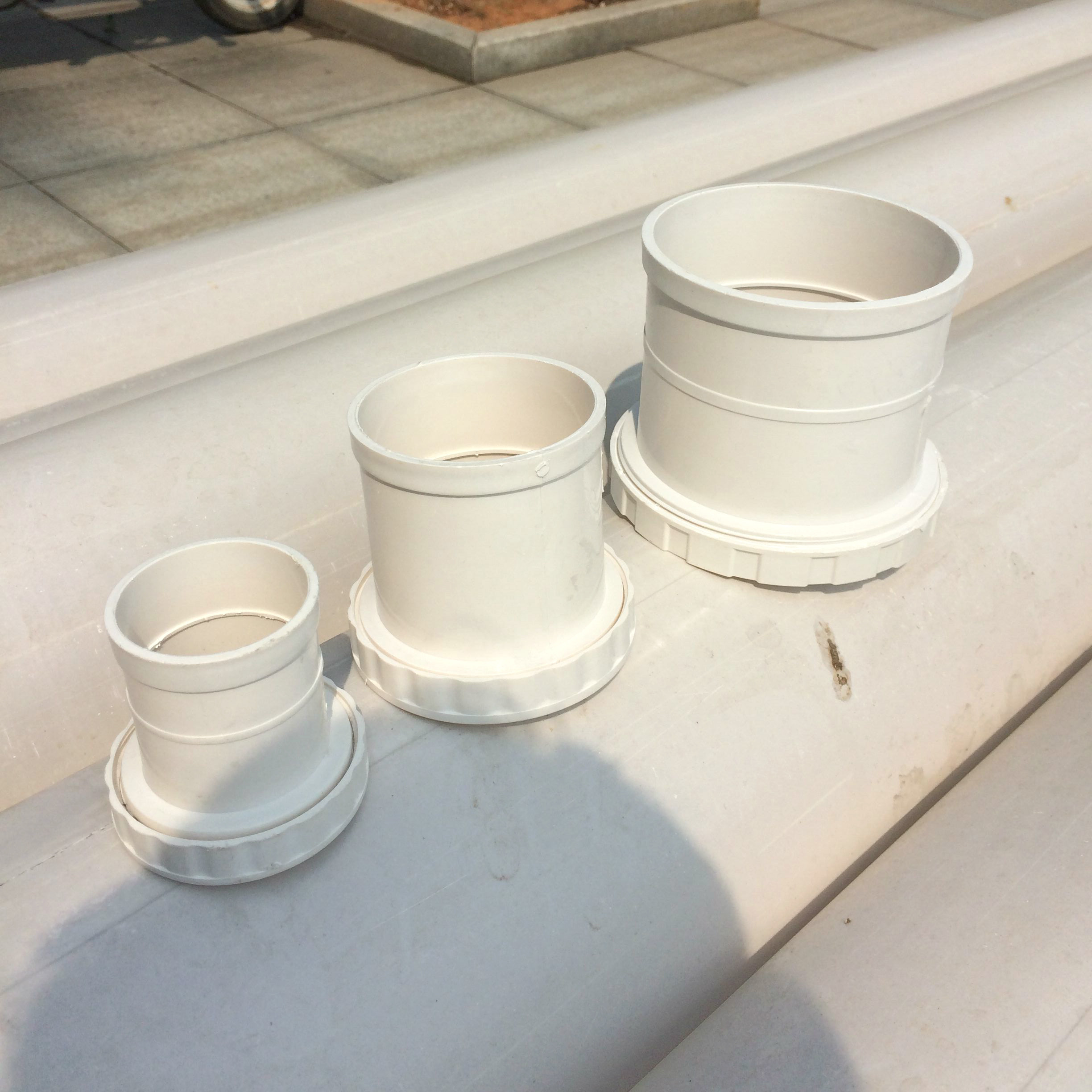 50 75 110 160 200mm upvc 排水管伸缩节下水管接头管件