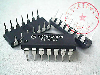 MC74HC08AN   MOT 74HC08【全新原装】赛格市场G332室实体店 现货