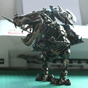 Bakugan Dragon Transforming Toy King Kong Movie 5 Optimus Prime Steel Steel Tyrannosaurus Tượng Khủng long tay Mô hình Khủng long - Gundam / Mech Model / Robot / Transformers