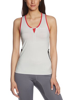 奥递乐女款半拉链速干无袖带内衬胸罩跑步背心Odlo Race Singlet