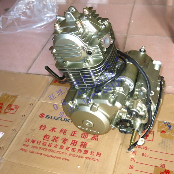 骏驰GT125发动机总成轻骑铃木摩托车配件QS125-5ABCEF全新发动机