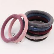 Cool na Korean dragged continued to make basic hair tie rope durable flocking rubber Holster 6131