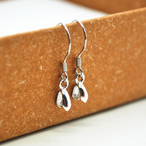 diy纯银手工防过敏耳勾