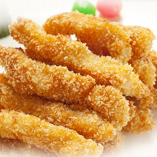金路易 无骨鸡柳500g  油炸小吃  裹粉鸡柳
