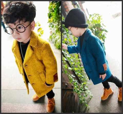 Manteau pour garcon en laine - Ref 2161424 Image 1