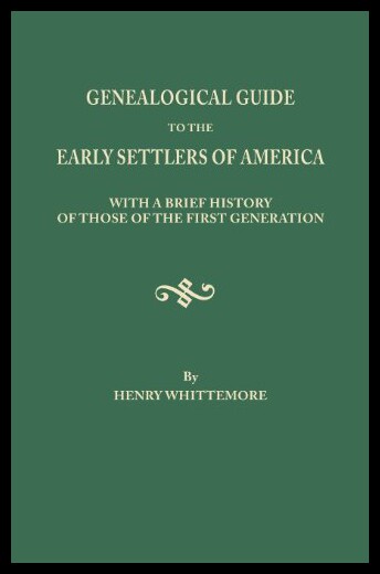 【预售】Genealogical Guide to the Early Settlers of Ameri