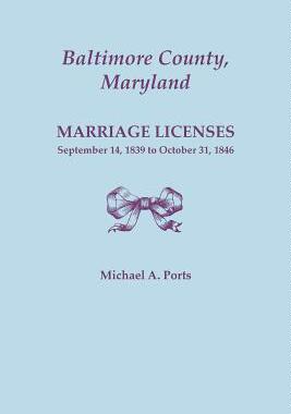 【预售】Baltimore County, Maryland, Marriage...