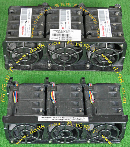 INVENTEC 12V 12Wx3只 惠普 HP 服务器 风扇 3只双转高速组合