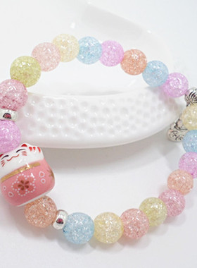 s424义乌小商品糖果水晶手链