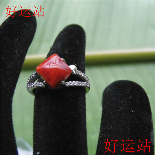 凉山玛瑙珠宝首饰南红戒指