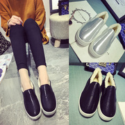 Lok Fu shoes women winter end of 2015 and thick velvet platform shoes increased student shoes leisure shoes