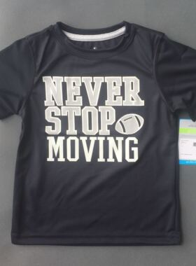 现货美国正品carters涤纶儿童运动T恤品牌冲钻限量男童t侐短袖