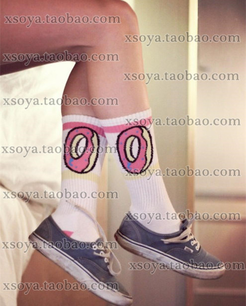 ▲ ODD FUTURE donuts ▲ wild skateboard dead fly SOCKS socks in tube socks / stockings