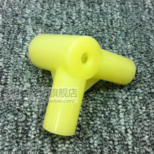 蚊帐配件：宫廷方顶不锈钢落地支架蚊帐三通头 内径15X15X21mm