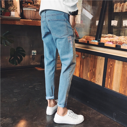 Jeans pour adolescent pieds Slim pour automne - Ref 1481635 Image 1