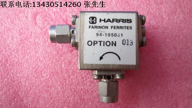 HARRLS 94-105061-103   5.5-8GHz SMA RF 射频微波同轴隔离器 质量包好，包能用，可提供详细测试图。 频率范围：5.5-8GHz 插损:＜0.5dB， 隔离度.:＞18dB， VSWR:＜1.25，SMA接头