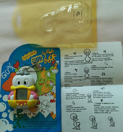 美版养鸭子宠物游戏机养宠物拓麻歌子电子宠物老游戏机怀旧收藏