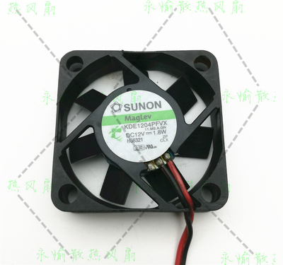 原装 SUNON/建准 KDE1204PFVX 12V 1.8W 4010 2线 显卡 散热风扇