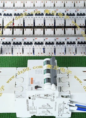 拆机 MERLIN GERIN muitl9 C60 3P 带辅助 空气开关 D6 D10 D3