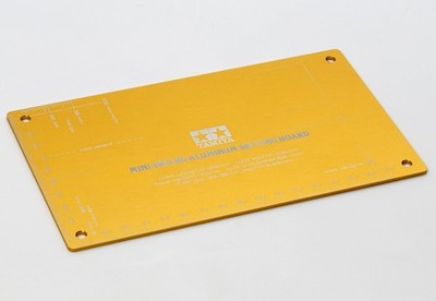 进口正品 田宫四驱车配件 金色调车板 铝合金验车校车板95201现货