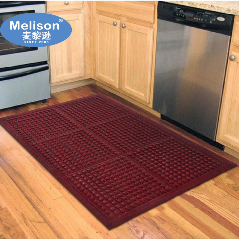 厨房食堂聚酯纤维橡胶吸水地垫