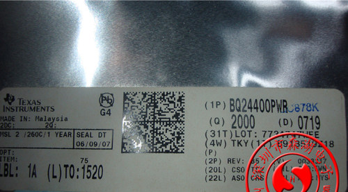 BQ24400PWR 24400 TSSOP-8   原装正品