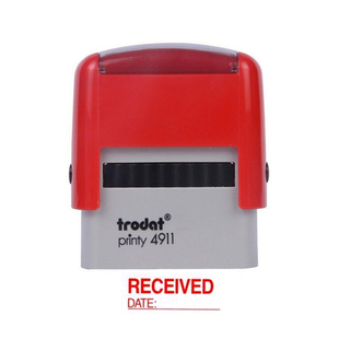 trodat 卓达 E121 回墨印章 RECEIVED DATE___ 万次翻斗印章4911