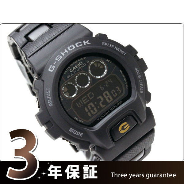 日本直邮 卡西欧 g-shock 电波6局 gw-6900bc-1jf 多功能腕表
