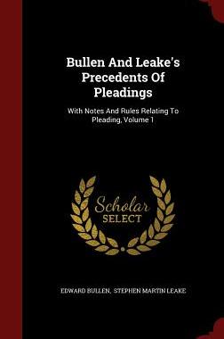 【预售】Bullen and Leake's Precedents of Ple...