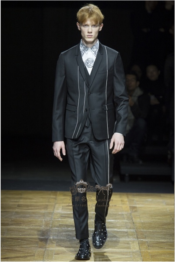 Costume homme en laine pour automne - Ref 1565133 Image 1