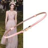 饰款 2017夏季 女士细腰带 韩版 百搭真皮细皮带配连衣裙子装 新款 时尚